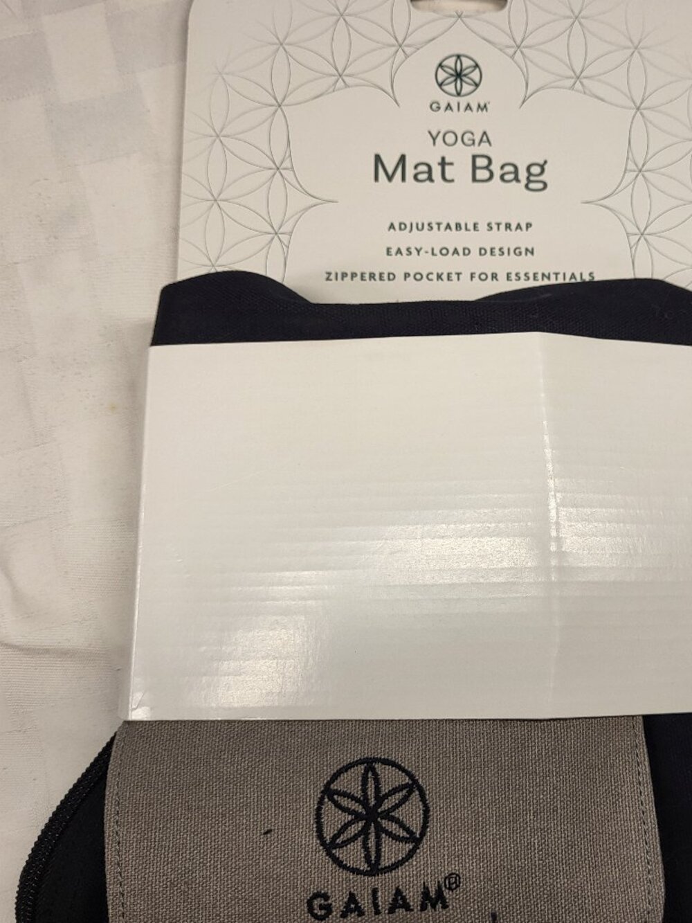 Gaiam Yoga Mat Bag in Black - Open Box